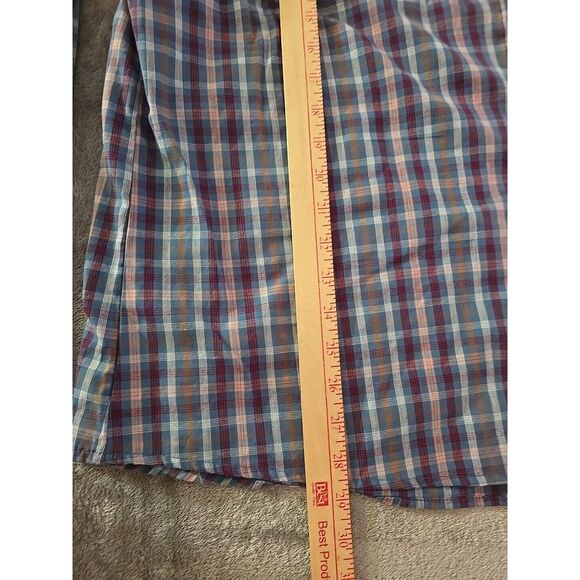 Wrangler Western Plaid Long Sleeve Snap Front Shirt XXL Mens Pearl Snap - Picture 5 of 8